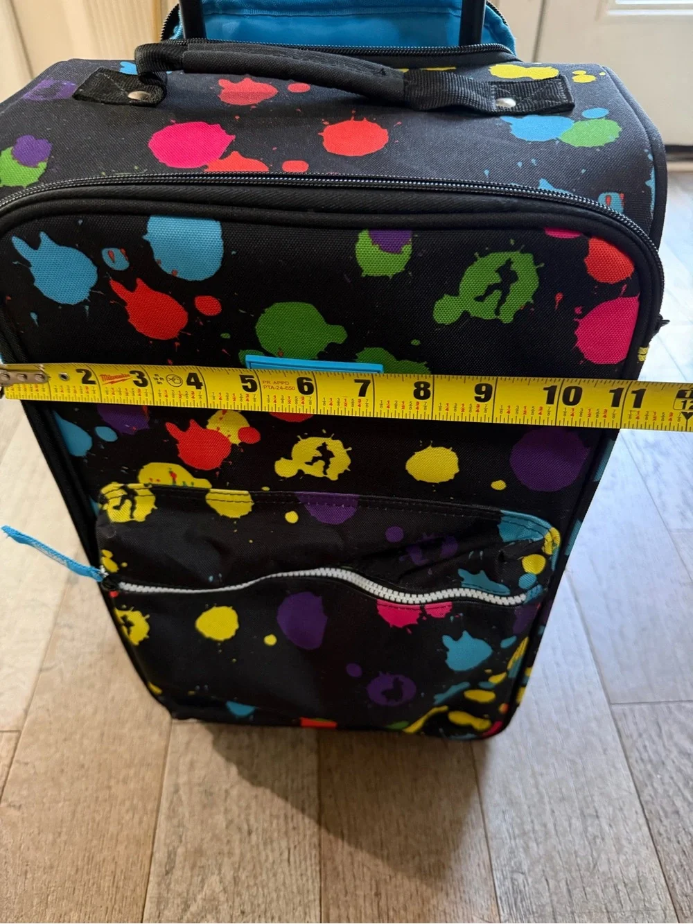 Fortnite Kids Black Multicolor Splash Rolling Backpack